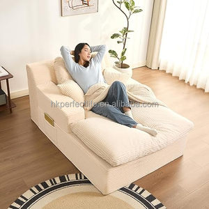 Modern Modular Cloud Sofa Deep Seat No Assembly Required Upholstered Couch for Villa Living Room Apartment Lounge Loop Design - Product Image 1