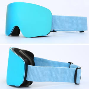 男孩女孩滑雪眼镜儿童儿童大视野可套装近视眼镜双层防雾滑雪板护目镜 - Product Image 5
