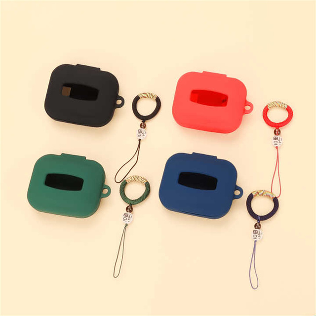 Earbuds Case Cover for 1MORE S20 S30 S31 S50 S51 S70 Shock-Absorbing Protective Case With Keychain (not Include Earbuds)