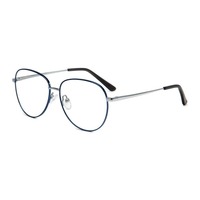 Bingkai Kacamata Logam Retro Fashion untuk Pria, Anti Cahaya Biru, Kacamata Optik, Kotak Kacamata Tahan Lama, Cocok Semua Bentuk Wajah, Pengiriman Cepat
