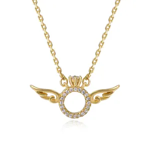 Silver Wings Necklace Angel Wing Necklace Exquisite S925 White Wholesale Price Pendant Necklace