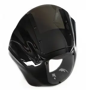 黑色 ABS 季度整流罩与清晰的 PC 挡风玻璃哈雷 86-94 FXR 和 95-05 Dyna 模型