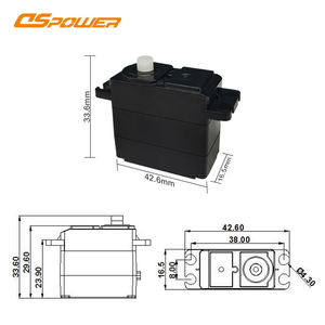 Eparthub DS-S016 18g <span class=keywords><strong>Micro</strong></span> Servo à Engrenages Plastiques 21T, Bras 0V06s, Haute Vitesse, pour Gimbal UAV et Robotique Industrielle - Product Image 5