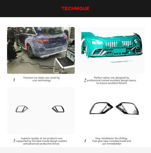 Évents de phares antibrouillard en Fiber de carbone X290 pour Mercedes Benz <span class=keywords><strong>AMG</strong></span> <span class=keywords><strong>GT</strong></span> 53 <span class=keywords><strong>GT</strong></span> 43 <span class=keywords><strong>4</strong></span> <span class=keywords><strong>portes</strong></span> coupé 2019-<span class=keywords><strong>2022</strong></span> - Product Image 6