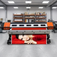 Imprimante éco-solvant 2,2 m avec 1 ou 2 têtes d'impression XP600 I1600 I3200, carte HOSON, 39 m²/h, 2400 DPI pour impression de bannières en vinyle et de fresques murales