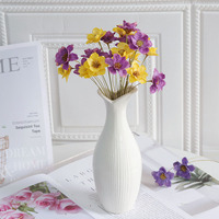 Getrocknete Silberglockenblumen-Stiele Handgefertigte Natürliche Getrocknete Blumen Echte Konservierte Blumen-Arrangements 10 Stiele Muttertag Hochzeit