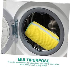 Sac de rangement réutilisable en polyester pour chaussures et vêtements, idéal pour la machine à laver et la sécheuse, avec fermeture éclair, pour le rangement dans la salle de bain - Product Image 4