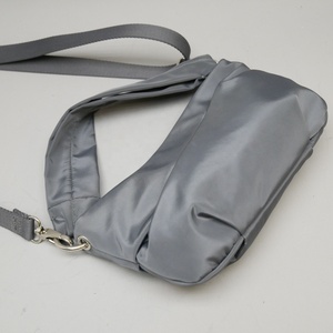 Lady Trendy Multi Functional Plain Magnetic Button Gray <b>Women</b> <b>Handbags</b> Long Webbing <b>Small</b> Cheap Shoulder <b>Handbags</b> - Product Image 3