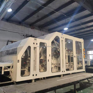 좋은 품질 부직포 도매 산업 크로스 라미네이팅 그물 누워 기계 전문 절단 권선 기계 - Product Image 6