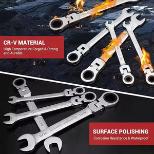 Chave de Catraca Flexível SAE de 9/16 Polegadas com 72 Dentes, Chave Combinada Personalizável OEM - Product Image 6