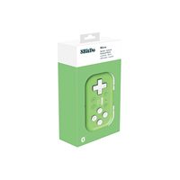 Manette de jeu 8Bitdo Micros BT avec moteur de vibration pour MacOS//Android/PC, contrôleur de poche sans fil, joystick de jeu