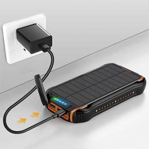 2025 Nuevo estilo Solar 26800Mah Power Bank con linterna Led Cargador de teléfono celular Power Bank/ - Product Image 4
