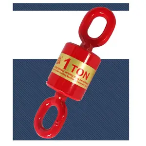 360-degree Oil Field Safety Swivel Hook Alloy Steel Vertical Vertical Double Hook Double Ring Lifting Tool Crane Cargo Hook