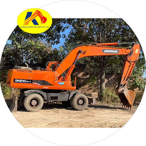 Excavadora de Ruedas DOOSAN DH210W-7 Modelo 2022, 100% Lista para Trabajar, Usada, con Bomba Hidráulica, Caja de Cambios, para Proyectos Urbanos - Product Image 1