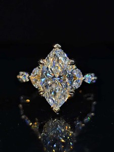 Anillo de Diamantes Solitario de Lujo al por Mayor con Diseño Elegante, Regalo de Joyería para Propuesta de Matrimonio, Boda y Cumpleaños en Venta - Product Image 5