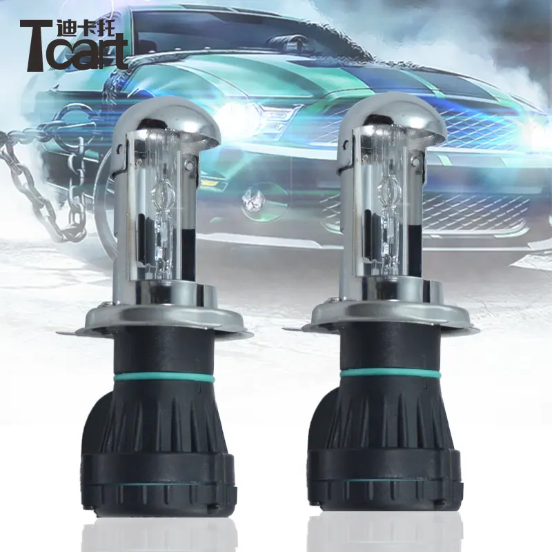 Tcart auto xenon bulb hot sale 12v 35w/55w car halogen replace lamp H13 9007 9004 h4 hid xenon lamp hi low beam with power relay