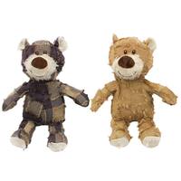 Jouet à mâcher pour chien en coton et peluche denim, motif ours mignon, résistant aux morsures et à l'usure, couineur, pour la dentition - Dropshipping Hapet