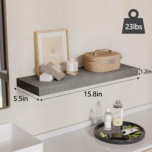 Kệ nổi Kệ Gỗ Để trang trí tường với giá đỡ cho phòng tắm phòng khách phòng ngủ và nhà bếp - Product Image 6