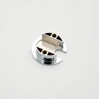 Passe-câble de bureau rond en ABS 35mm 50mm à fermeture douce pour meubles de maison et de bureau