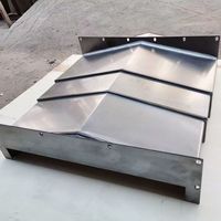 Soufflet télescopique en acier pour la protection des machines-outils CNC |   Couverture télescopique en acier pour soufflet |   Soufflet télescopique en acier