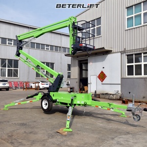 Plataforma Elevadora Tipo Araña de 10m, 12m, 14m, 16m, 20m, Plataforma de Trabajo Aérea, Elevador de Brazo Remolcable para Venta - Product Image 1