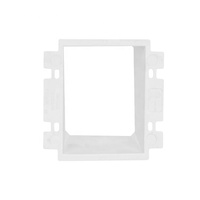 Boîtier d'extension électrique BAREP SNW-80 à 2 prises, en PVC ignifuge certifié CETLus, pour l'installation de commutateurs et de prises