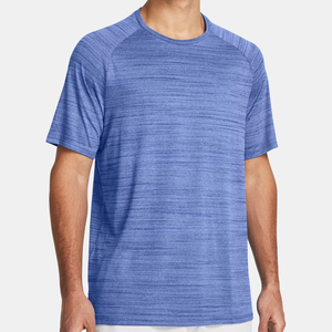 Custom Logo Embroidered T <b>Shirt</b>, Solid Breathable Quick Dry Jersey, Oversized Design <b>for</b> <b>Men</b> Training Running Sports Wear - Product Image 4