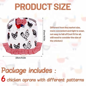 Beckon Correa Elástica Personalizada para Gallinas, Protector de Espalda, Chaleco, Sillín y Fijador de Plumas - Product Image 2
