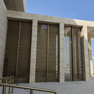 건축 디자인을위한 2024 알루미늄 장식 외부 클래딩 커튼 벽 천공 금속 외관 패널 - Product Image 6