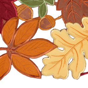 OWENIE ringraziamento decorazioni per la casa da ricamo runner da tavolo raccolto corridori da tavola di zucca e girasole - Product Image 4