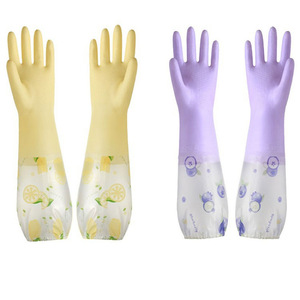 Durable Waterproof Dishwashing <b>Gloves</b> With Fleece Lining For Winter Cleaning And <b>Cooking</b> - Product Image 3