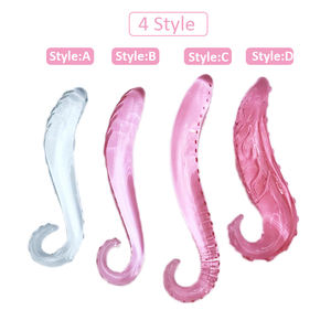 Стимулятор точки G, стеклянный фаллоимитатор для БДСМ, анальная пробка - Product Image 6