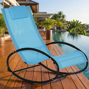Sillón reclinable para piscina, jardín, patio, playa, chaise, resistente a la intemperie, aleación de aluminio ajustable, tumbona para exteriores - Product Image 6