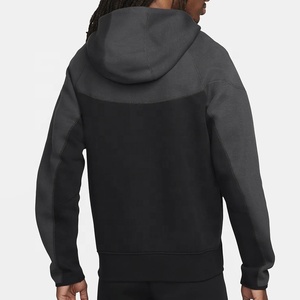 <span class=keywords><strong>Sudadera</strong></span> con capucha <span class=keywords><strong>de</strong></span> forro polar técnico <span class=keywords><strong>de</strong></span> alta calidad y peso pesado <span class=keywords><strong>de</strong></span> 400 g/m² para hombre, <span class=keywords><strong>de</strong></span> dos tonos, con cremallera completa, fabricada por un fabricante <span class=keywords><strong>de</strong></span> sudaderas con cremallera para hombre. - Product Image 2
