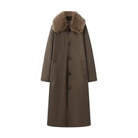 Commerce extérieur transfrontalier femmes automne hiver nouveau Style européen américain réversible lapin fausse fourrure brut Trench Coat 3811250