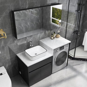 Moderno lavadero del gabinete del cuarto de baño del <span class=keywords><strong>PVC</strong></span> <span class=keywords><strong>para</strong></span> <span class=keywords><strong>lavadora</strong></span> - Product Image 2