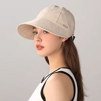 Sombrero de Pescador de Tela Vaquera para Mujer, Transpirable, para Verano, para Exteriores, Protección Solar, con Circunferencia de Cabeza Grande, para Actividades al Aire Libre