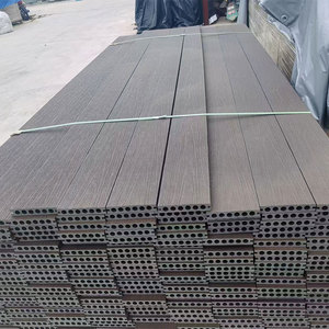Plancher en composite <span class=keywords><strong>bois</strong></span>-plastique pour extérieur, revêtement de terrasse imperméable et antidérapant, planche de terrasse en WPC co-extrudé - Product Image 3