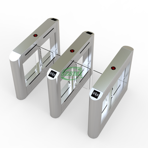 Torniquete Inteligente con Puerta Abatible, Control <span class=keywords><strong>de</strong></span> Acceso Peatonal Automático, Puerta <span class=keywords><strong>de</strong></span> Seguridad con RFID - Product Image 5
