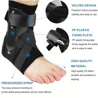 Attelle de cheville orthopédique réglable HKJD, compression, soutien, protection contre les entorses, attelle de cheville pour le basketball, pour hommes et femmes
