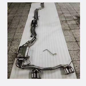 Silenciador de tubo de escape de acero inoxidable de rendimiento para <span class=keywords><strong>BMW</strong></span> M3 E46 <span class=keywords><strong>325i</strong></span> 2,5 T <span class=keywords><strong>1999</strong></span>- 2006 sistema de escape Catback - Product Image 2