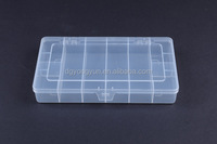 Boîte de rangement en plastique transparent en gros Organisateur en PP transparent avec séparateurs pour leurres de pêche et bijoux
