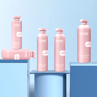 Botellas de Plástico HDPE Esmeriladas Mate de 200ml - 500ml para Champú Infantil, Botellas Rosas y Moradas para Lavado de Manos y Cuerpo con Tapa Abatible, Venta al Por Mayor