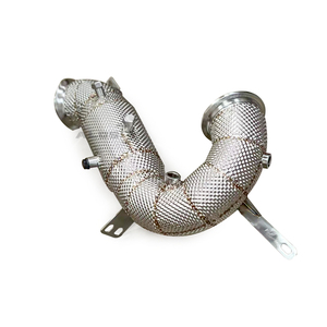 Système d'échappement SS304 pour Mercedes-Benz E450 E450L 4MATIC EQ Boost M256 W213 <span class=keywords><strong>2021</strong></span>+ 1,5 mm Acier inoxydable SUS304 - Product Image 4