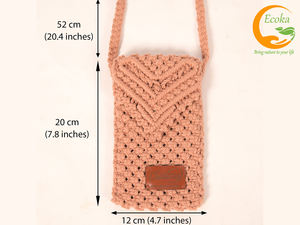 Pochette souple pour téléphone portable en paille de plage, écologique, légère, faite à la main, fermeture ouverte, vente en gros, prêt à l'exportation - Product Image 2