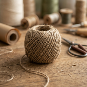 เชือกป่านธรรมชาติย่อยสลายได้ สำหรับงานฝีมือ ตกแต่งสวน ห่อของขวัญ และใช้ในบ้านสไตล์เรียบง่าย - Product Image 3
