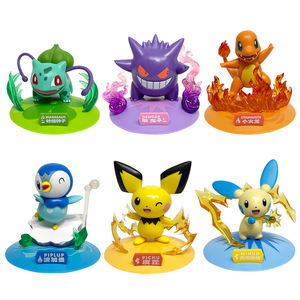 Collezione di Action Figure per Bambini, Giocattoli <span class=keywords><strong>Anime</strong></span> Cartoon Poke Mon Pika Charmander Gengar, Scatole Misteriose in PVC per UFO Catcher - Product Image 6