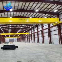 Edificio Industrial de Acero Prediseñado con Puente Riel para Grúa de 3T, 10T, 32T, 50T, 100T, 250T