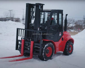 Внедорожный дизельный вилочный погрузчик SNSC 4X4, 1.5, 1.8, 2.5, 3, 4, 5 тонн, полноприводный дизельный погрузчик - Product Image 5