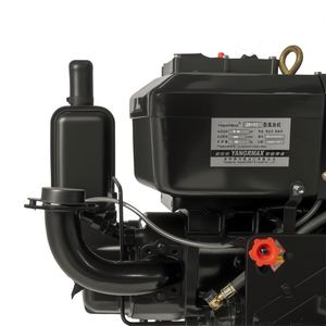 Moteur diesel Yanmar ZR192 à démarrage manuel, 11 CV, 1,0 L, 4 temps, refroidi par eau, avec moteur pour équipement agricole, petites machines - Product Image 4